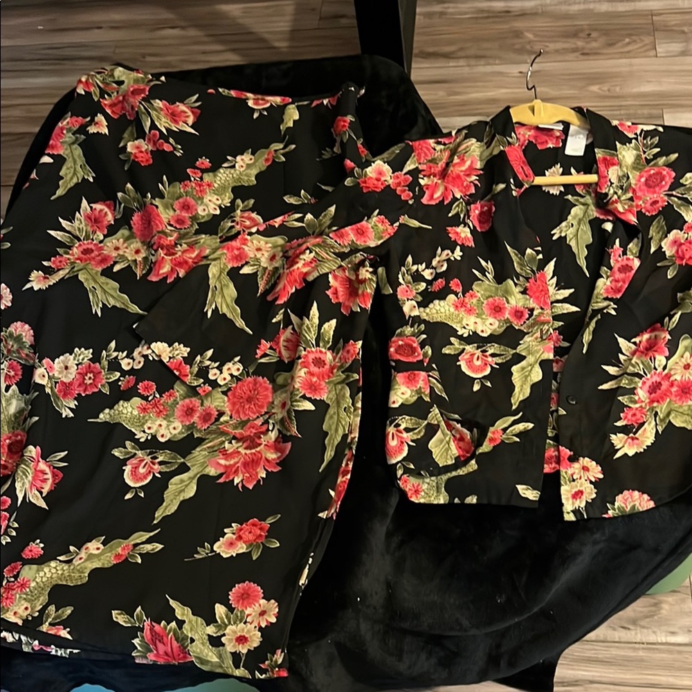 Emma James Pink Maxi Pencil Skirt Set Resort Wear